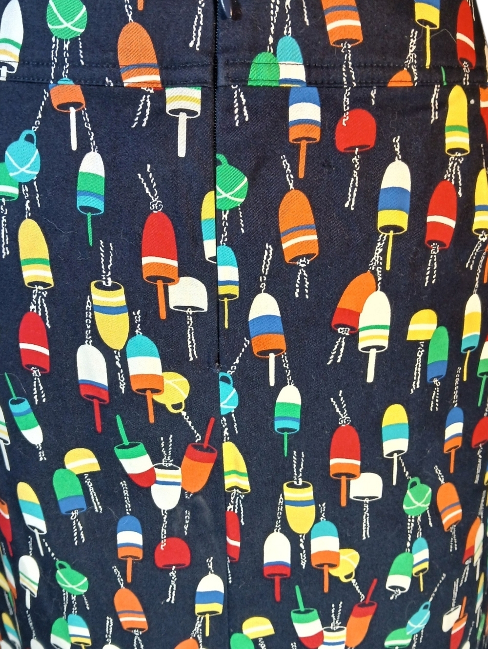 NWOT Talbots Nautical Print Skirt Sz 12 - Picture 6 of 7